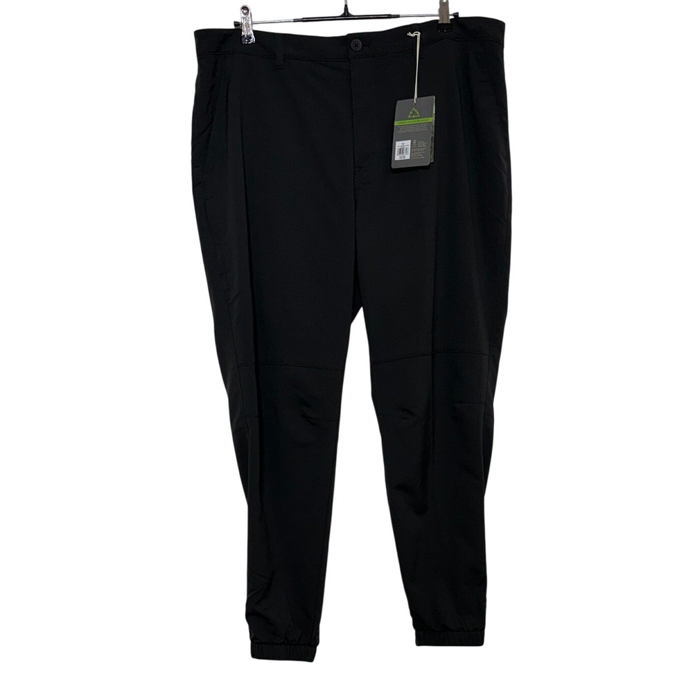 NEW Alpine Jogger Mens 40X29 Black Modern Slim Fit Trailhead Tech Stretch Pants
